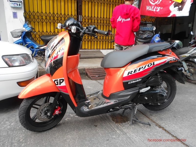 Kumpulan Modifikasi  Honda Scoopy  Ala Ple Sticker  Phuket 