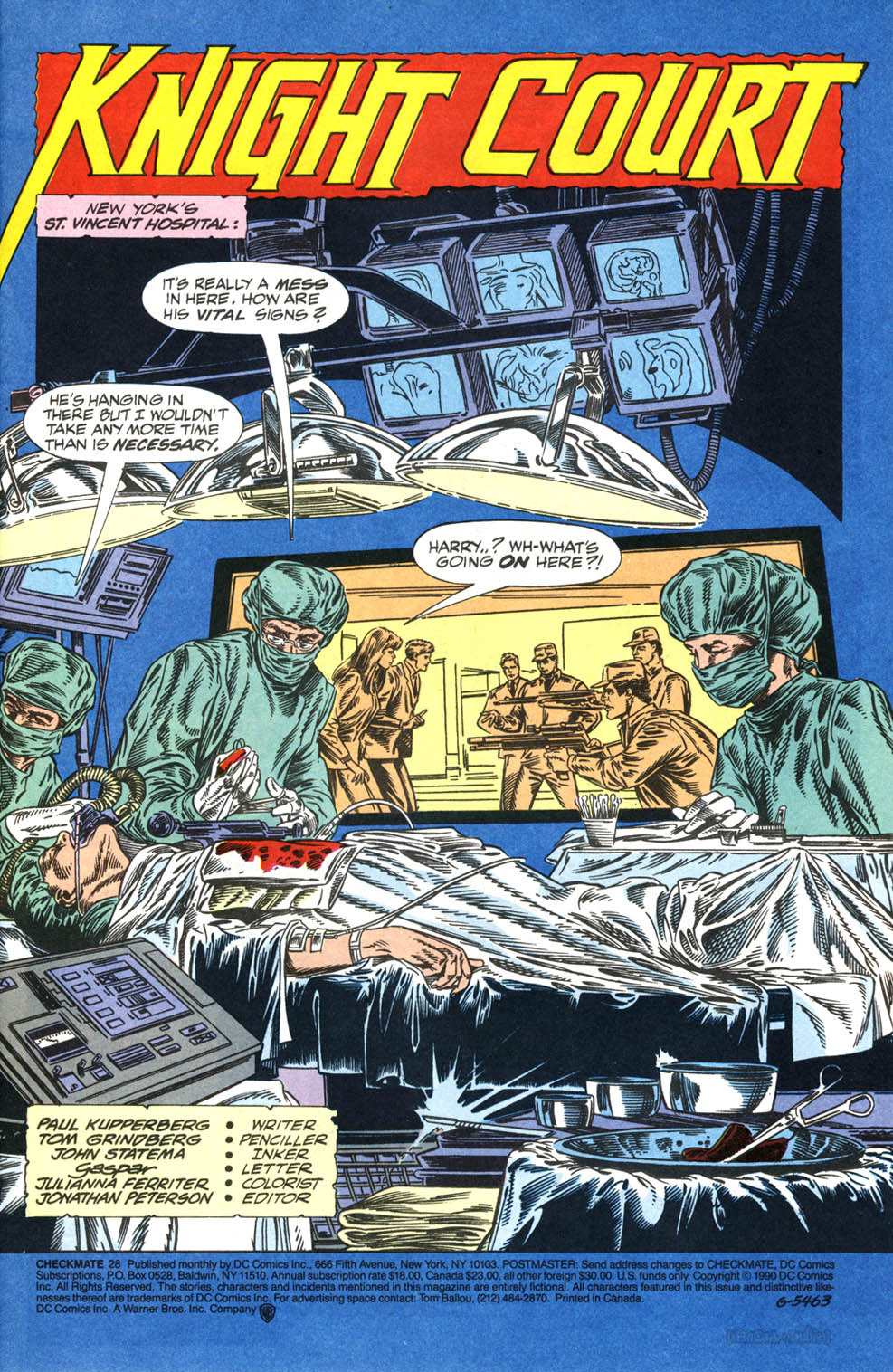 Read online Checkmate (1988) comic -  Issue #28 - 2