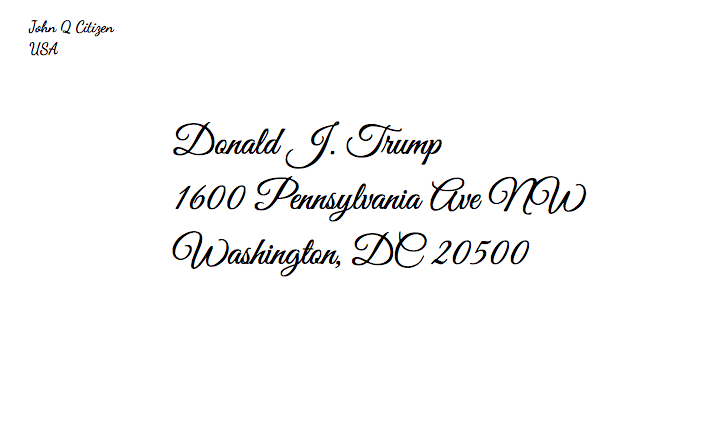 envelopes add on google docs