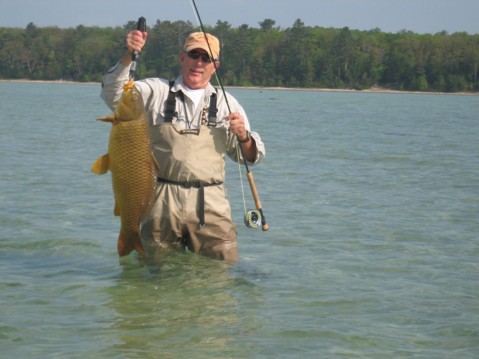 View from the Peninsula Carp on the Fly June 2011 Grand Traverse Bay
