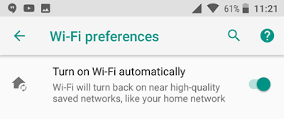 Auto Enable Wi-Fi Auto Enable Wi-Fi