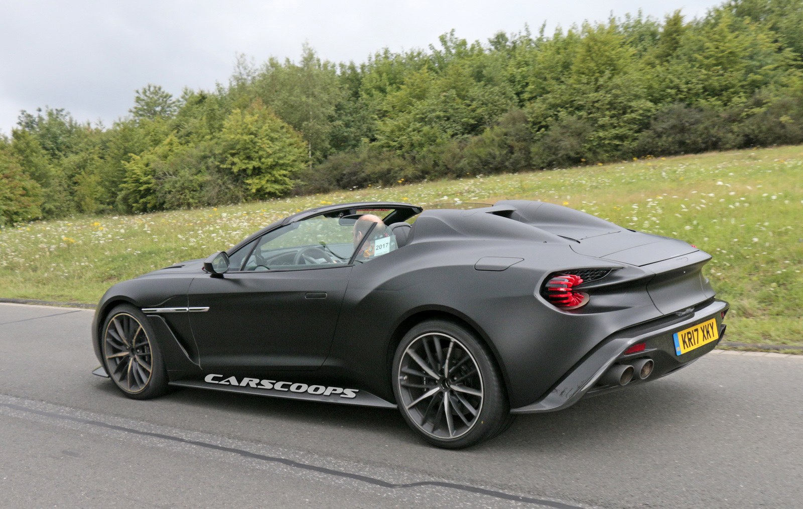 Speedster Version Of Aston Martin S Vanquish Zagato Looks
