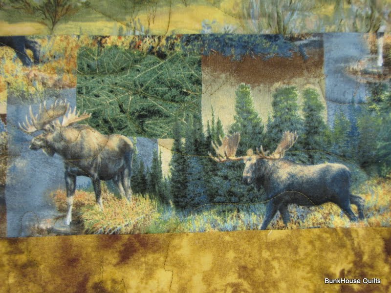Quilting In The BunkHouse Moose Quilt