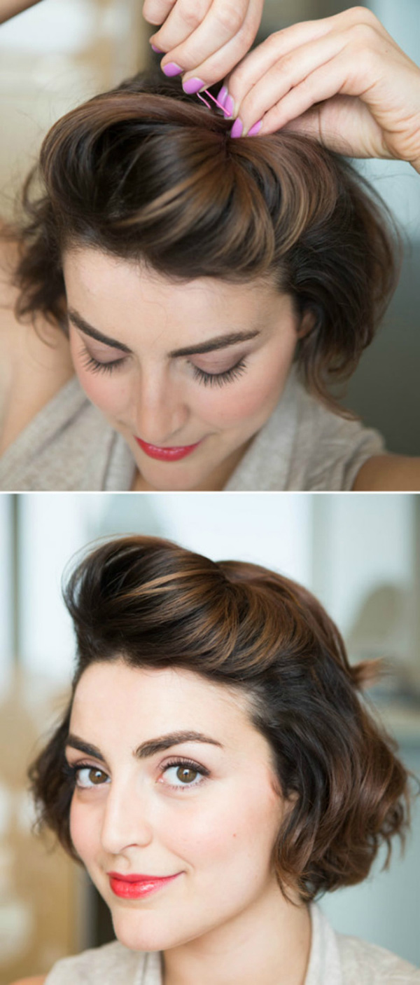 Easy Hairstyle Tutorials For Short Hair - trends4everyone