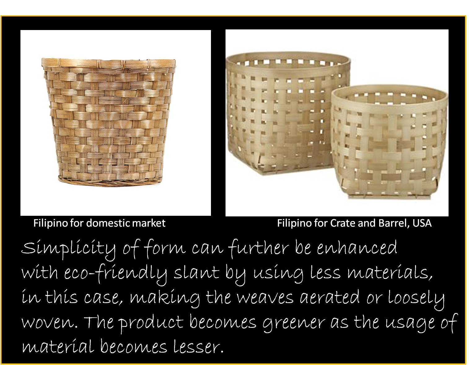 Life & Style SENSIBILITIES IN FILIPINO BAMBOO CRAFTS.