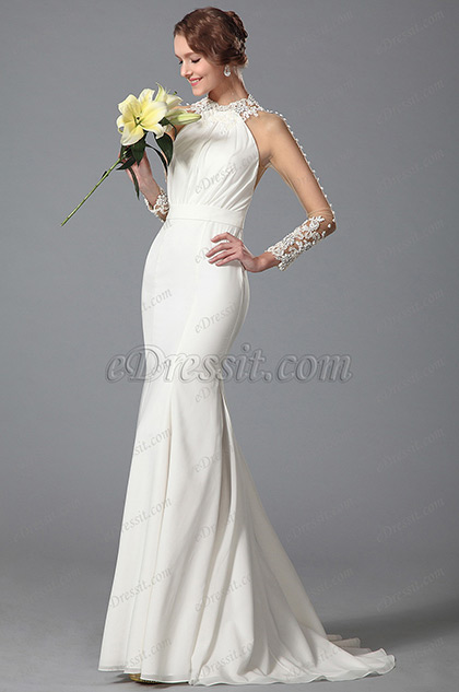http://www.edressit.com/edressit-white-trumpet-long-sleeve-evening-dress-wedding-gown_p3767.html
