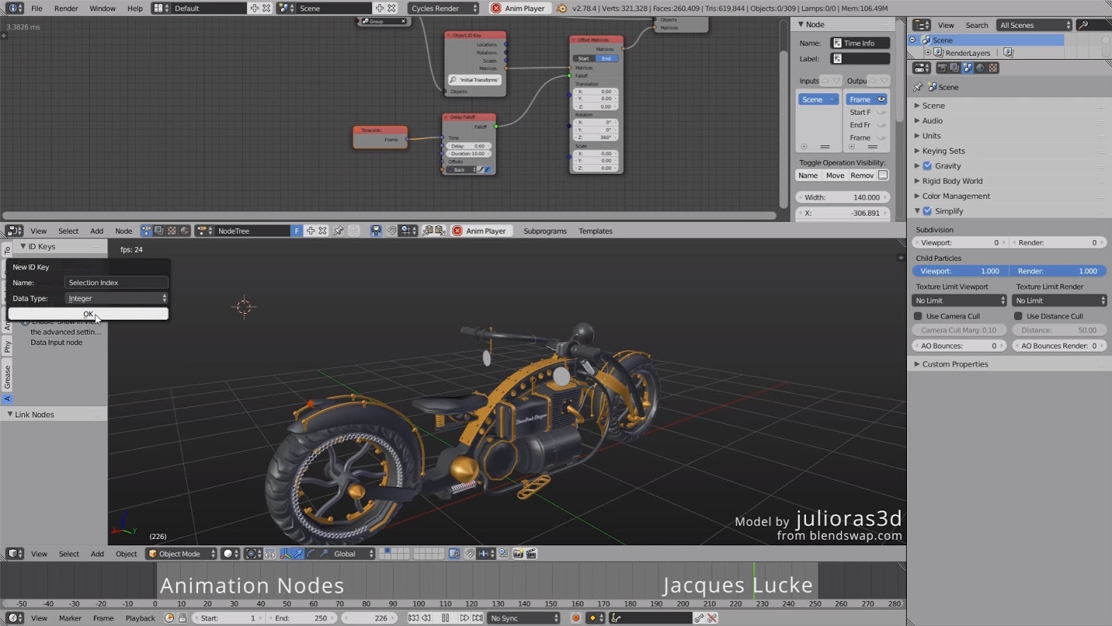 Blender 3d animation software, free download