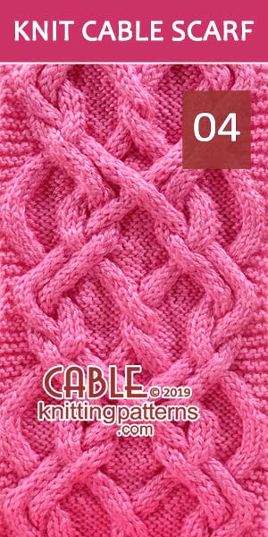 Cable Scarf Pattern 04 Hodor Celtic Knot Cable Knitting