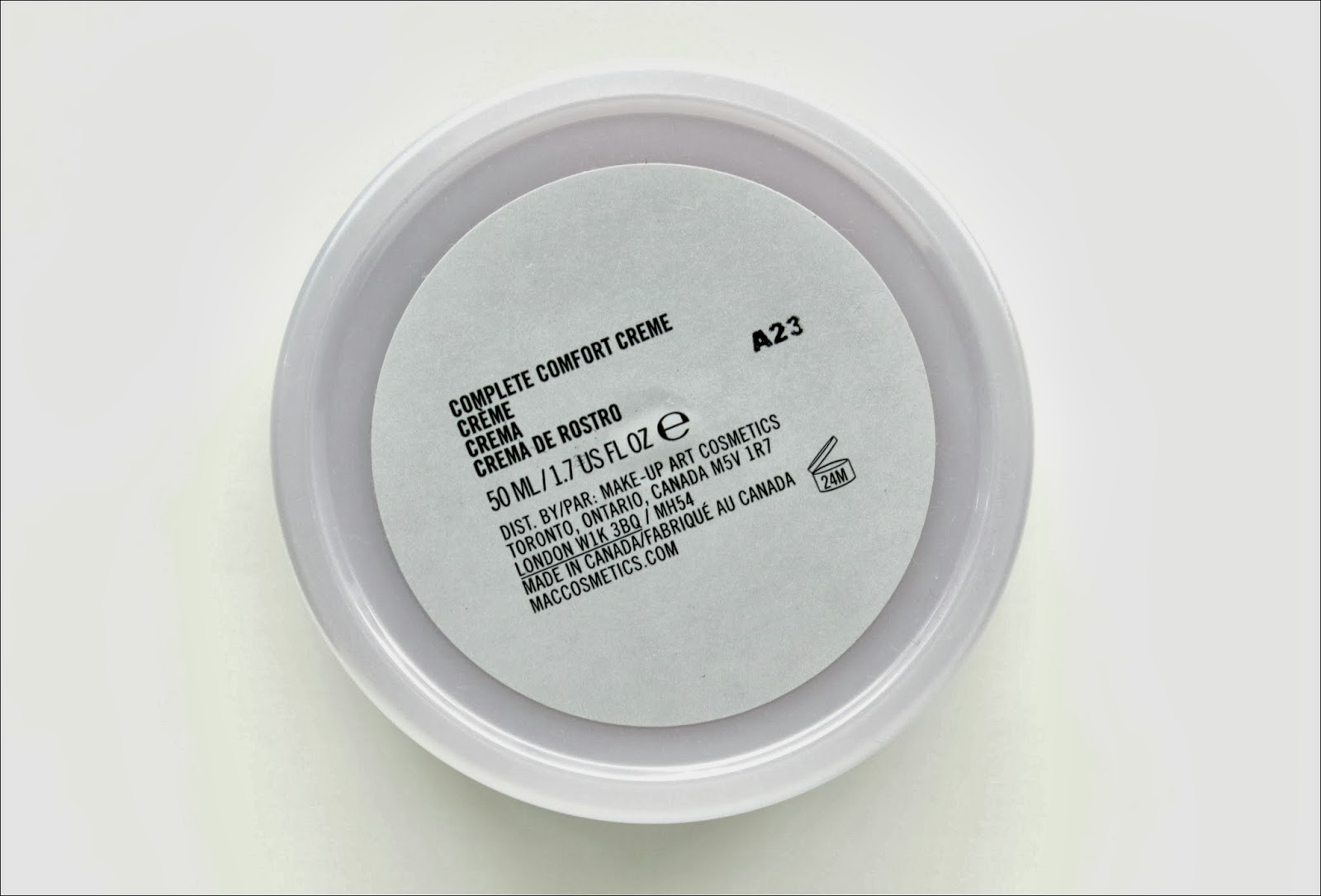 Complete Comfort Creme Crema Hidratante Facial De Mac Dobeauting