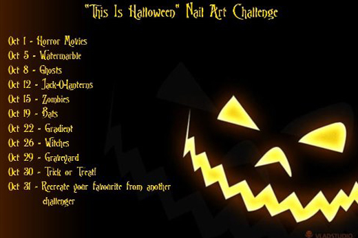 Horror Movie &quot;This is Halloween Nail Art Challenge&quot; More Nail Polish