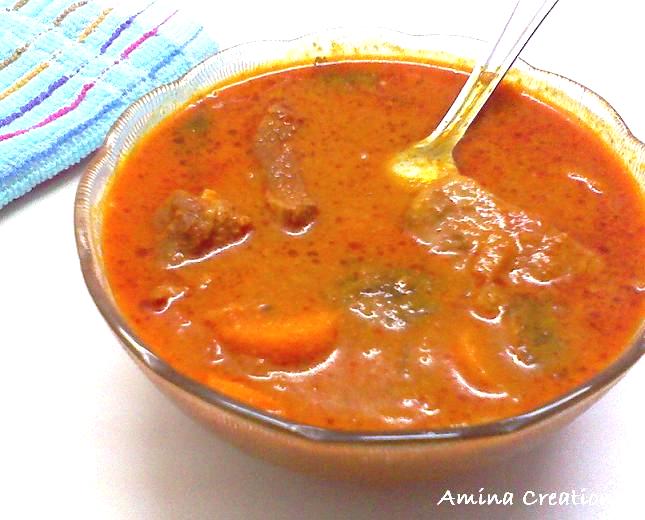 AMINA CREATIONS GOSHT GAJAR MEHTI KI BHAJI SALAN/ MUTTON CARROT