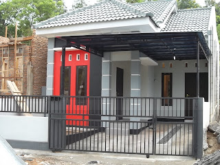 Desain Rumah Pintu Depan Menghadap Samping