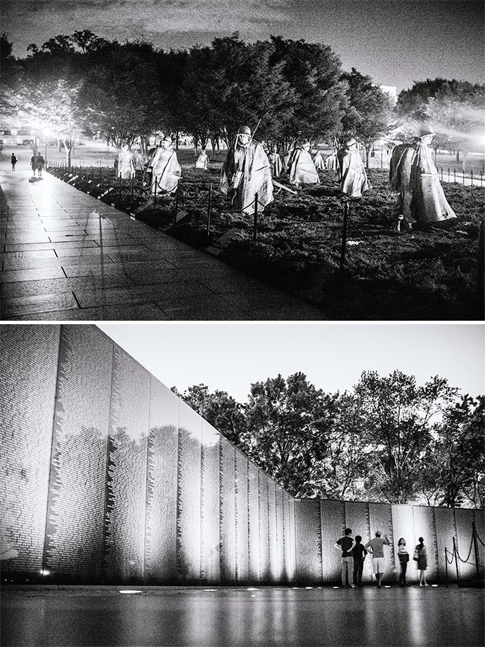 Korean War memorial Vietnam War memorial