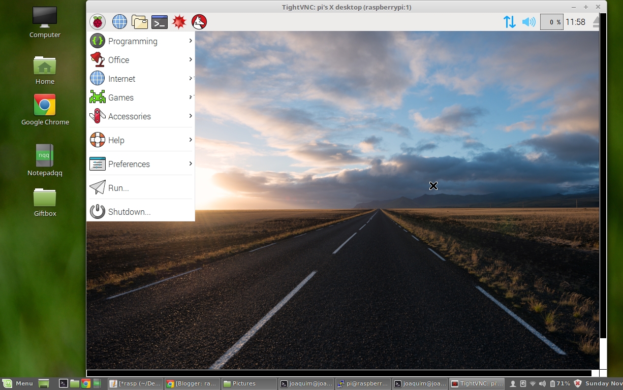 raspberrypi VNC connection with Raspberrypi and Linux Mint