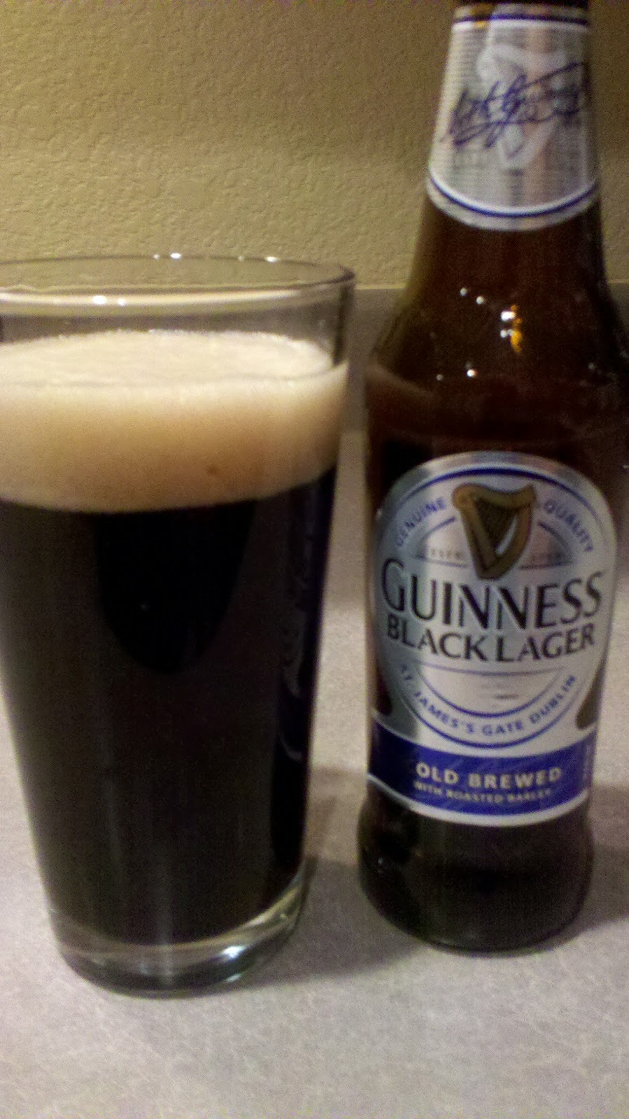 She Likes to Drink: Guinness Black Lager