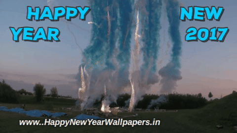 Happy year firecracker animated other Happy New Year 2017 Firecracker Animated GIF Images download