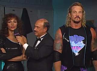 WCW Spring Stampede 1997 - Gene interviews Kimberly and Diamond Dallas Page