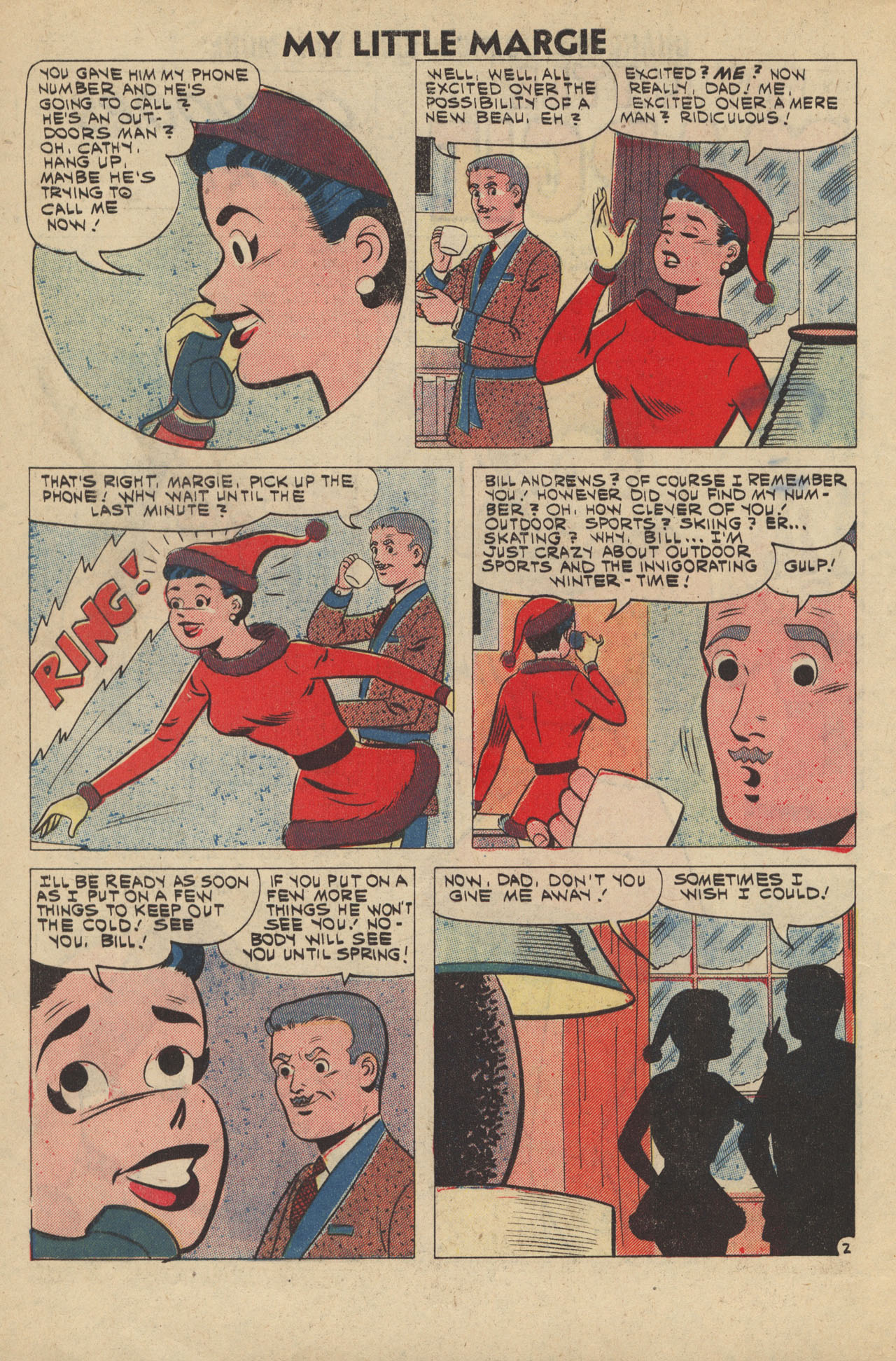Read online My Little Margie (1954) comic -  Issue #37 - 4