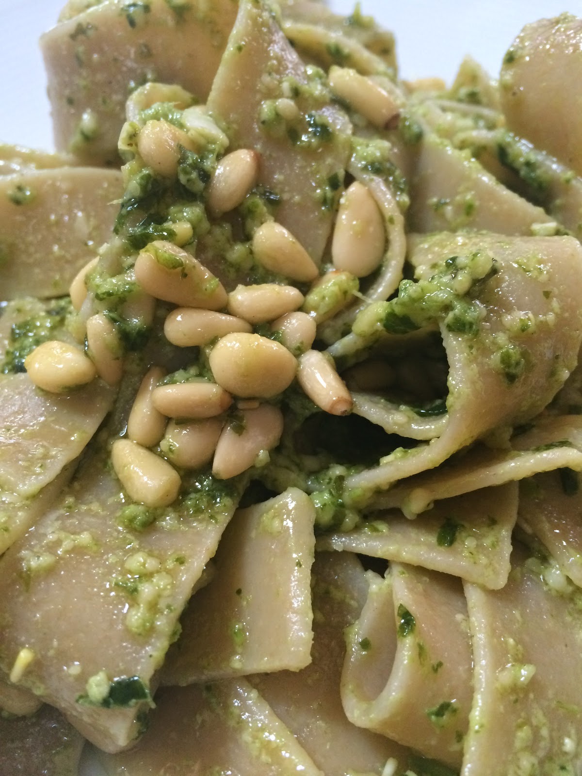 Do You Really Know What You're Eating? Pesto, sweet pears, smoked wild