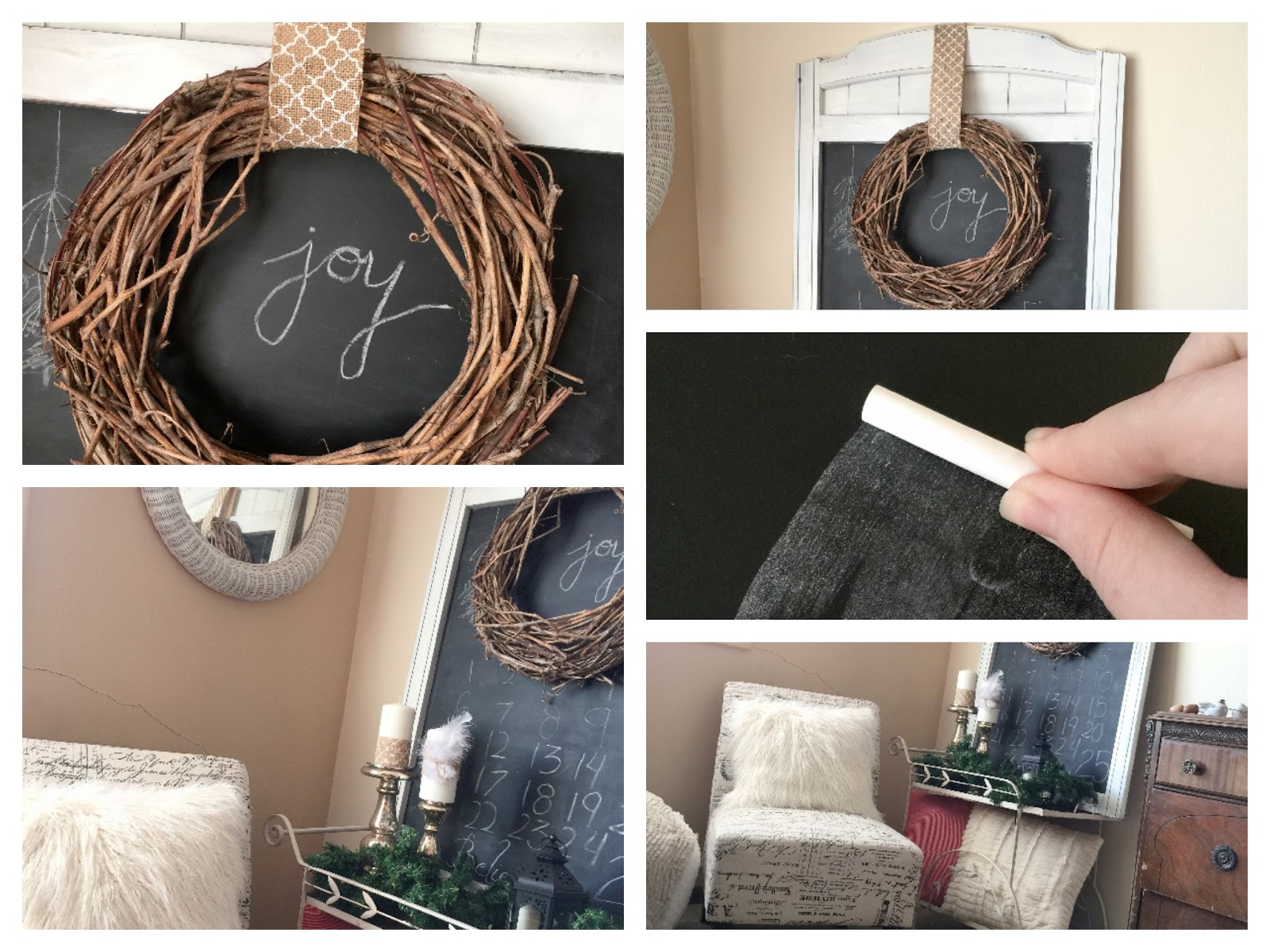 HOME CHRONICLES Turn A Mirror Into A Chalkboard To Make A Statement Piece
