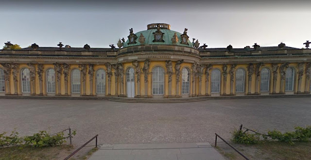 Aussenansicht von Schloss Sanssouci