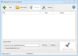 Mgosoft PCL To PS Converter Portable