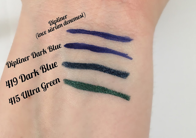 Esterel Cosmetics Dipliner & Eyeliner Swatch Esterel Cosmetics Dipliner & Eyeliner Swatch