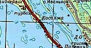 Карта глубин укшозеро