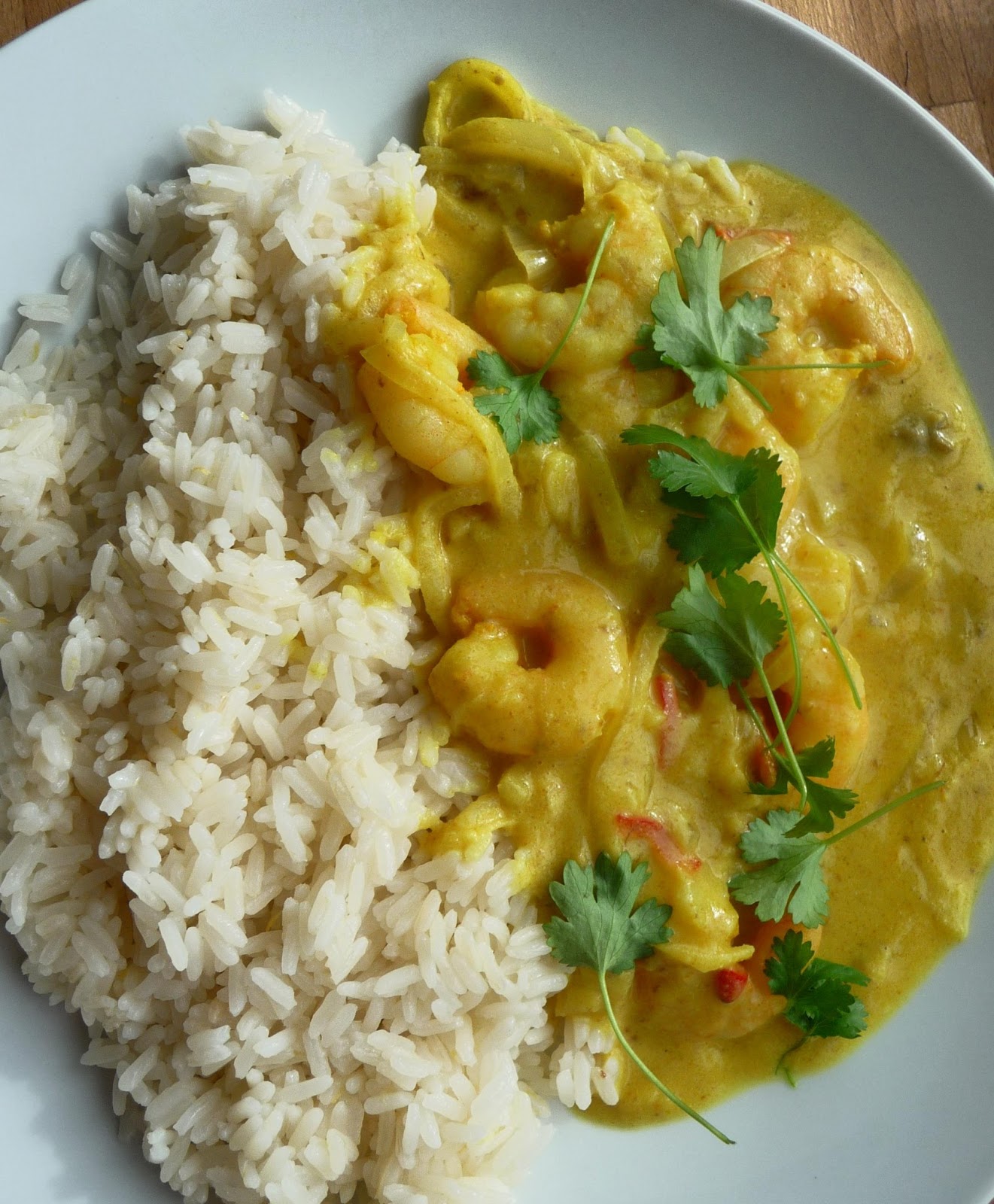 Lancashire Food Keralan King prawn curry