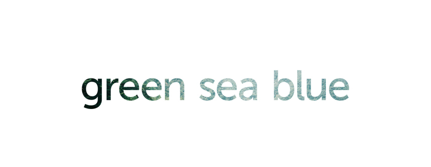 green sea blue