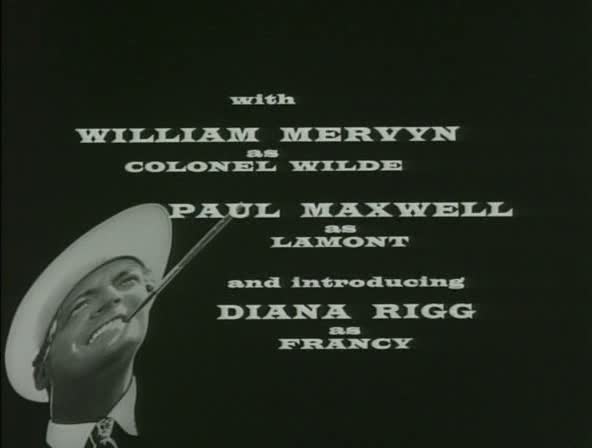 Zebradelic Diana Rigg on The Sentimental Agent