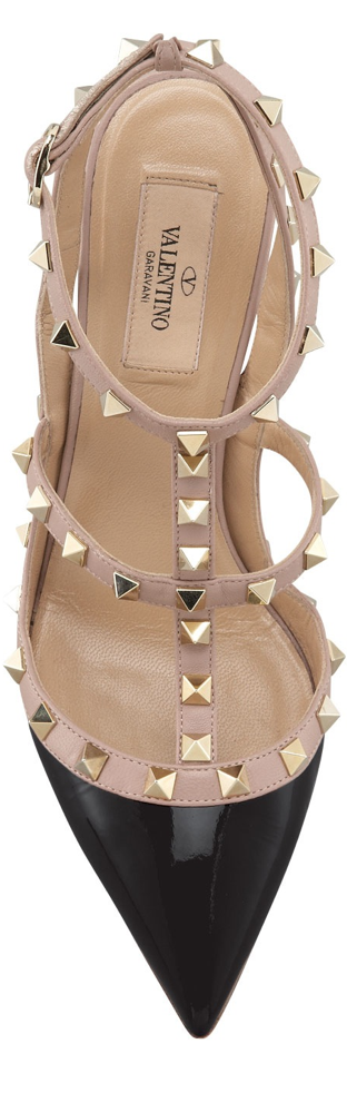 Valentino  Rockstud Patent Sandal