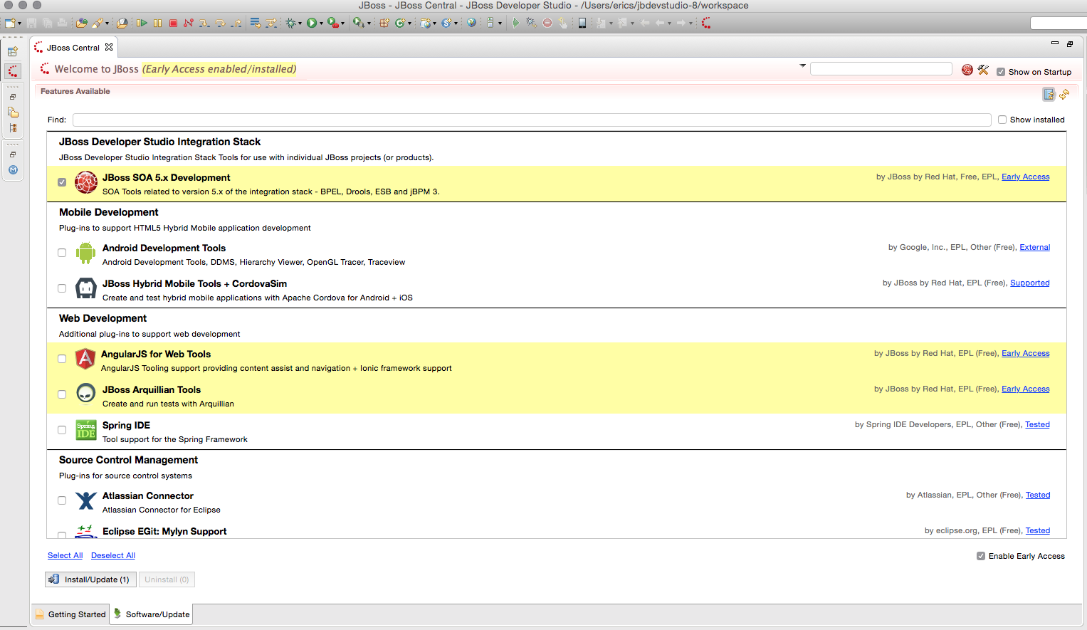 Eric D. Schabell: How To Setup SOA 5.x Tooling For JBoss Developer Studio 8