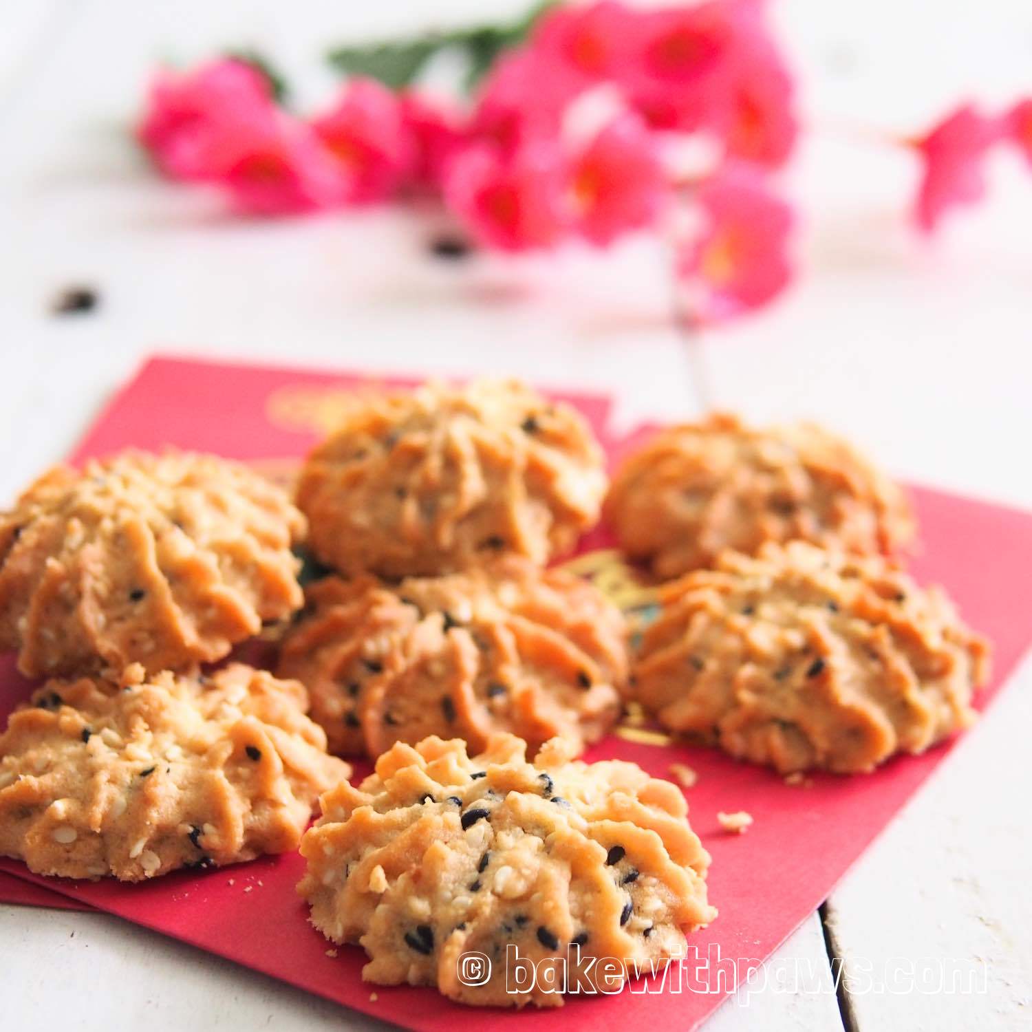 Sesame Butter Cookies BAKE WITH PAWS