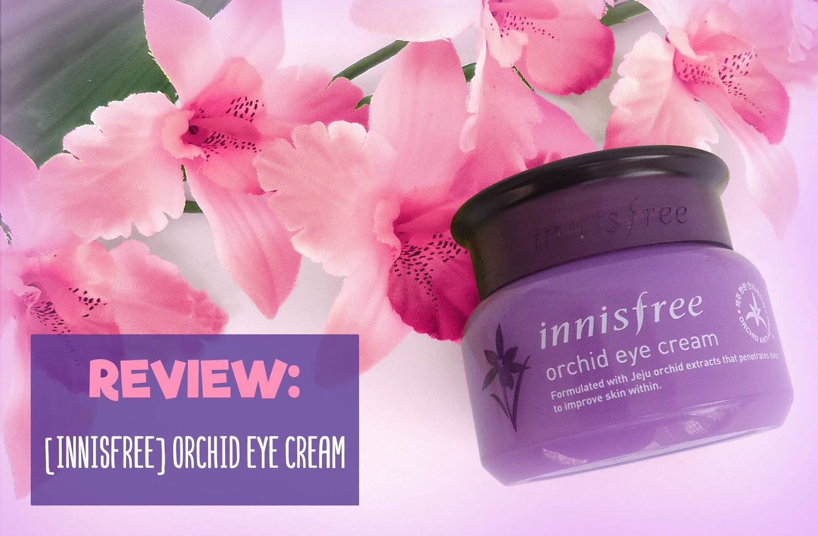 REVIEW [INNISFREE] Orchid Eye Cream Novata en Progreso