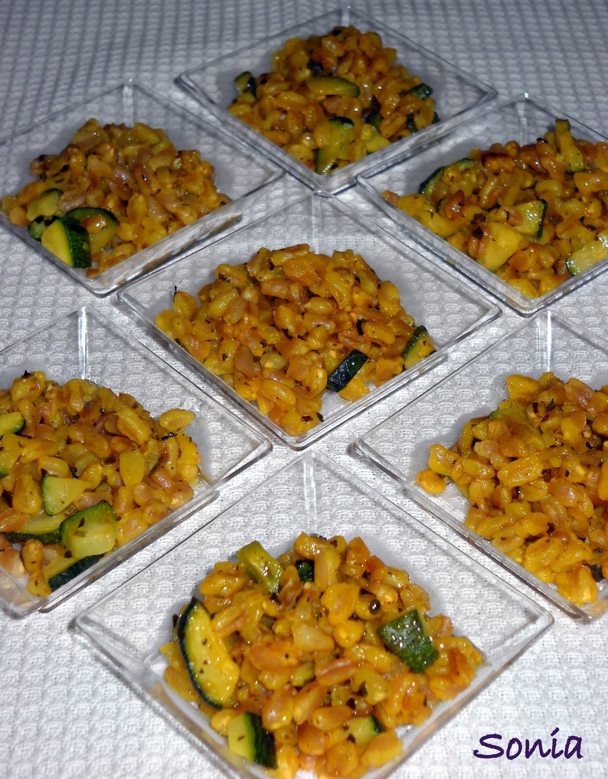 In cucina con Sonia Risotto al farro con zucchine e zafferano