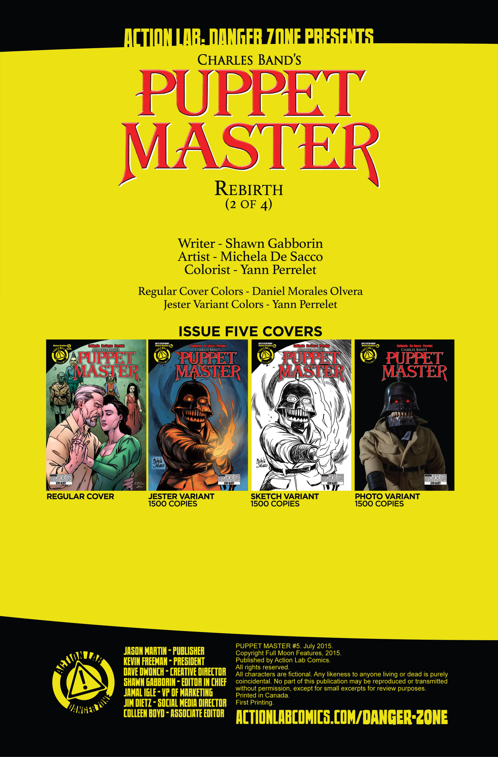 Read online Puppet Master (2015) comic -  Issue #5 - 2