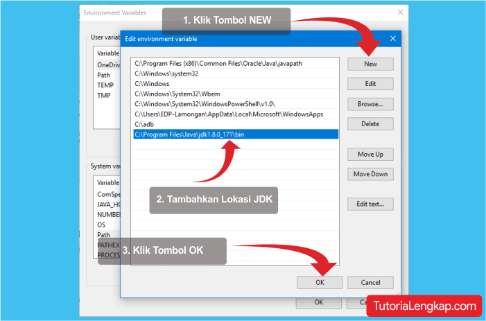 Cara Install dan Setting Java SE Development Kit (JDK) di Windows 10
