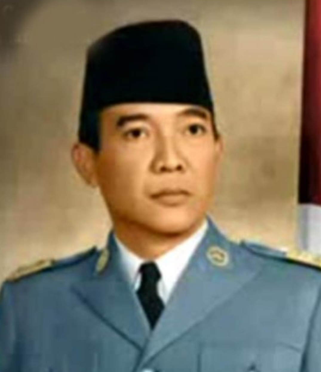 SEJARAH POPULER Gambar  Presiden RI berwarna  dan hitam putih