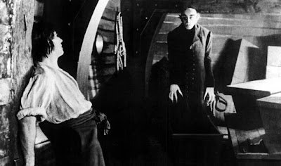 Orlok rises from his coffin on the boat in Nosferatu
