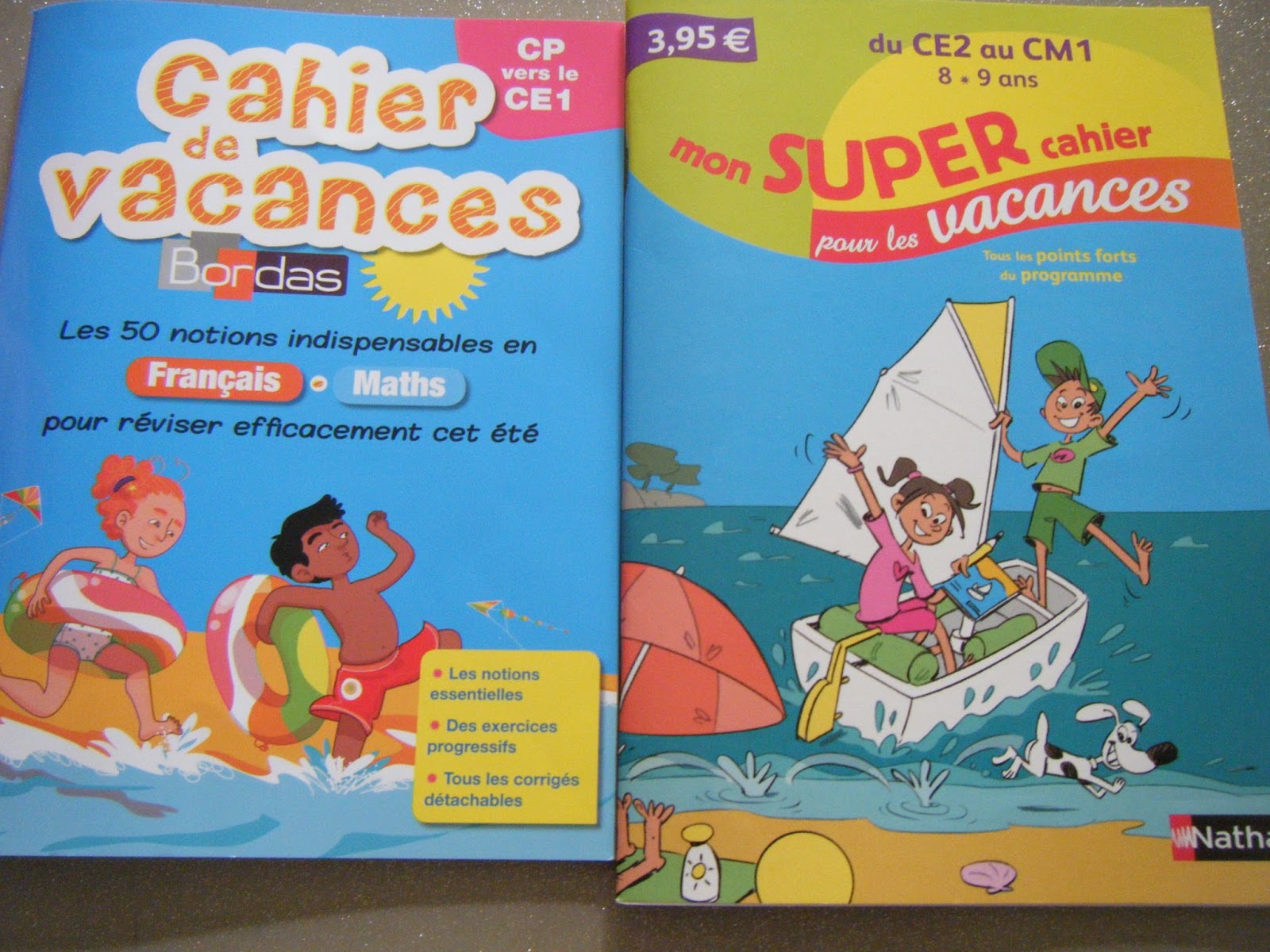 Les taratatas de Sandra: Les cahiers de vacances!