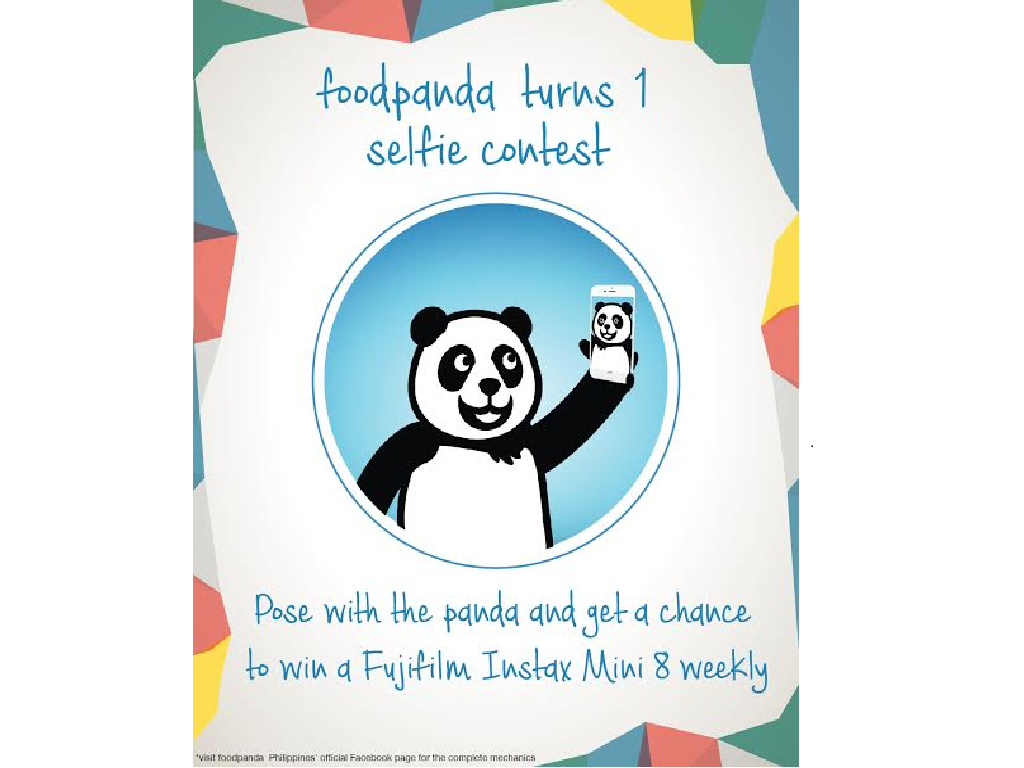 Foodpanda Philippines celebrates its 1st anniversary with a bang and rewards customers (Join the Foodpanda Selfie Challenge) 