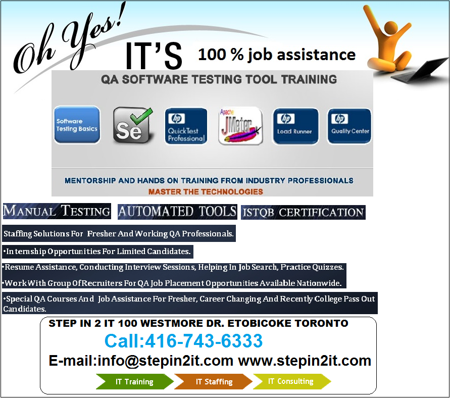 QA training brampton QA Training Mississauga,Scarborough,Brampton