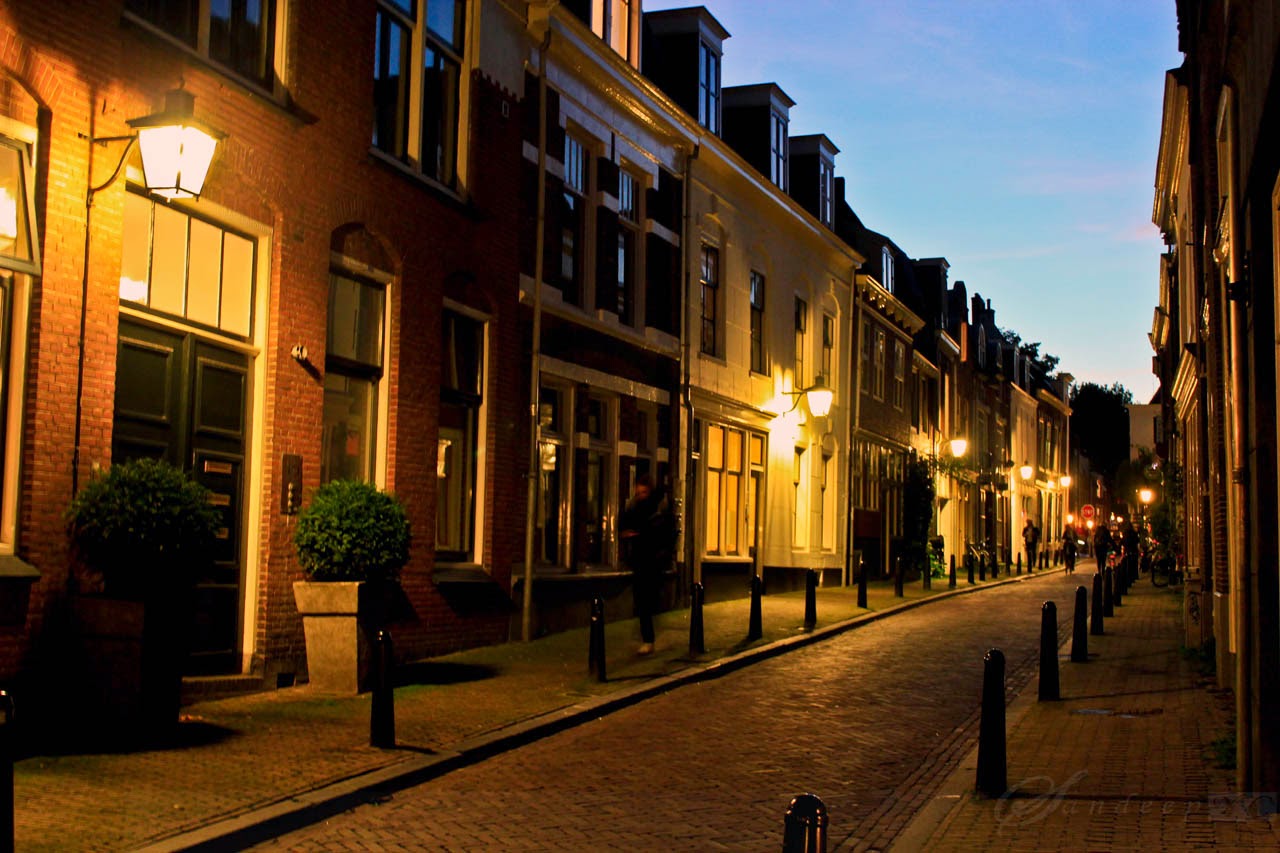 One of the tranquil streets of Utrecht