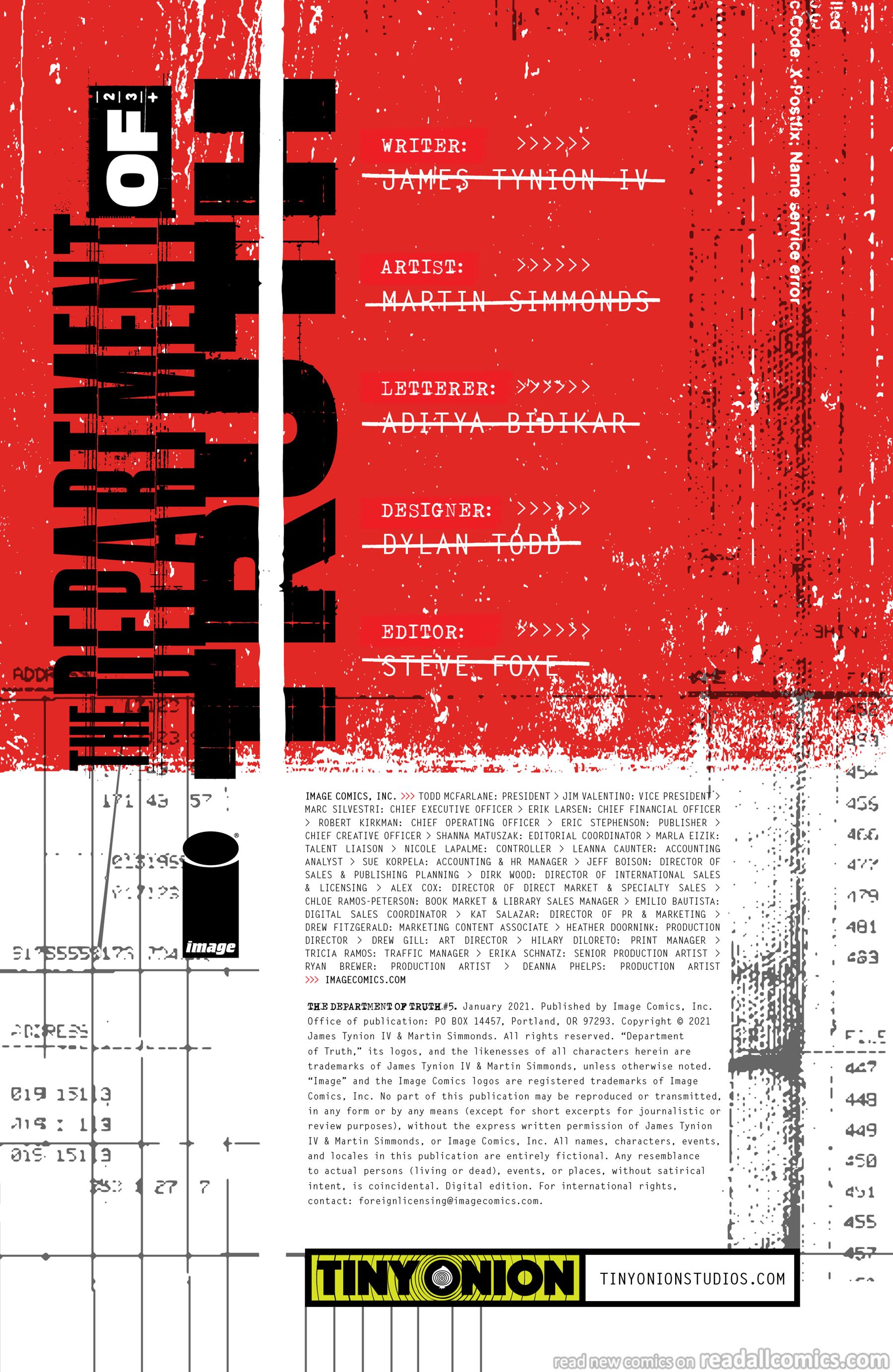 The Department of Truth chapter 5 page 2