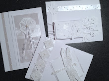 White on White Cards with Kathy