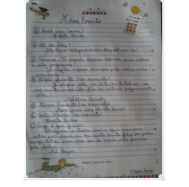 Memes : Escrito e 5 livros que eu leria antes que o mundo acabasse!