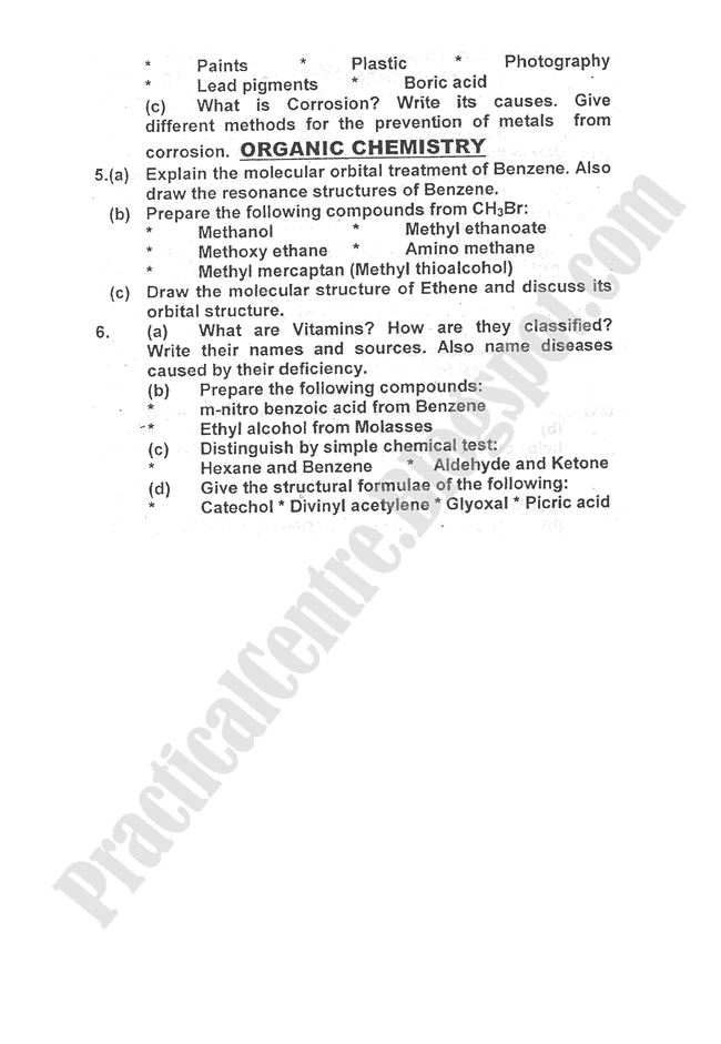 chemistry-2013-five-year-paper-class-XII