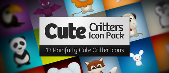 Free Cute Critters Free Icon Pack Sets