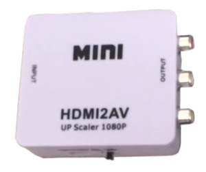 A very useful Gadget: HDMI to AV converter.How HDMI to AV converter works?